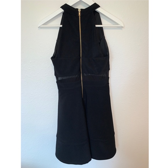 Honey and Rosie black skater dress - mesh - cutout - Picture 2 of 2